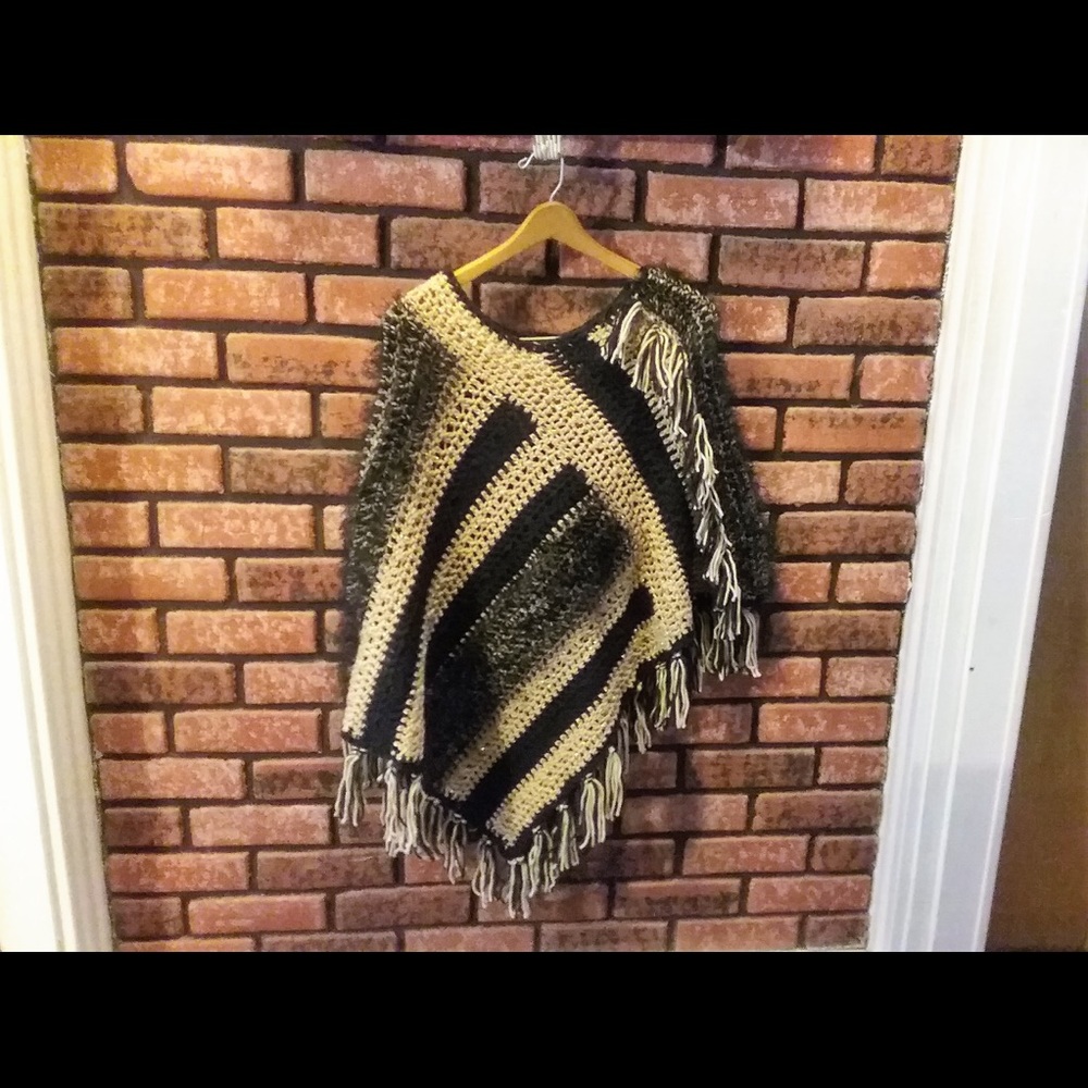 One of a kind ladies or teenagers poncho